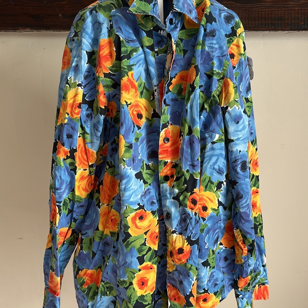 Floral Multicolor Retro Rodeo Shirt